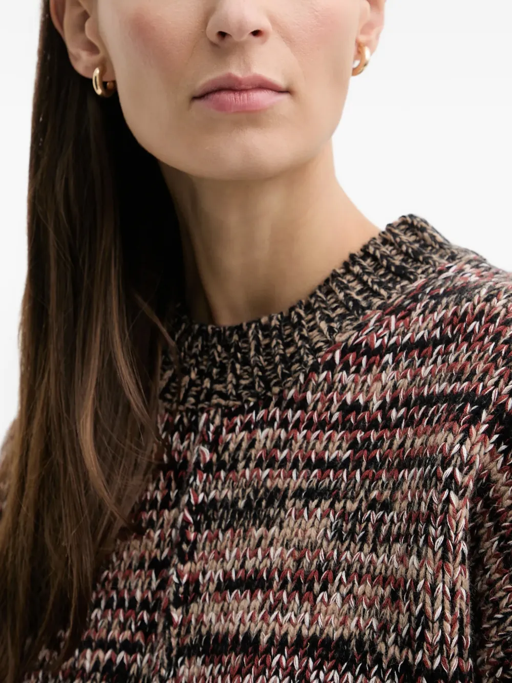 Barbour Saima trui met hoge hals Zwart