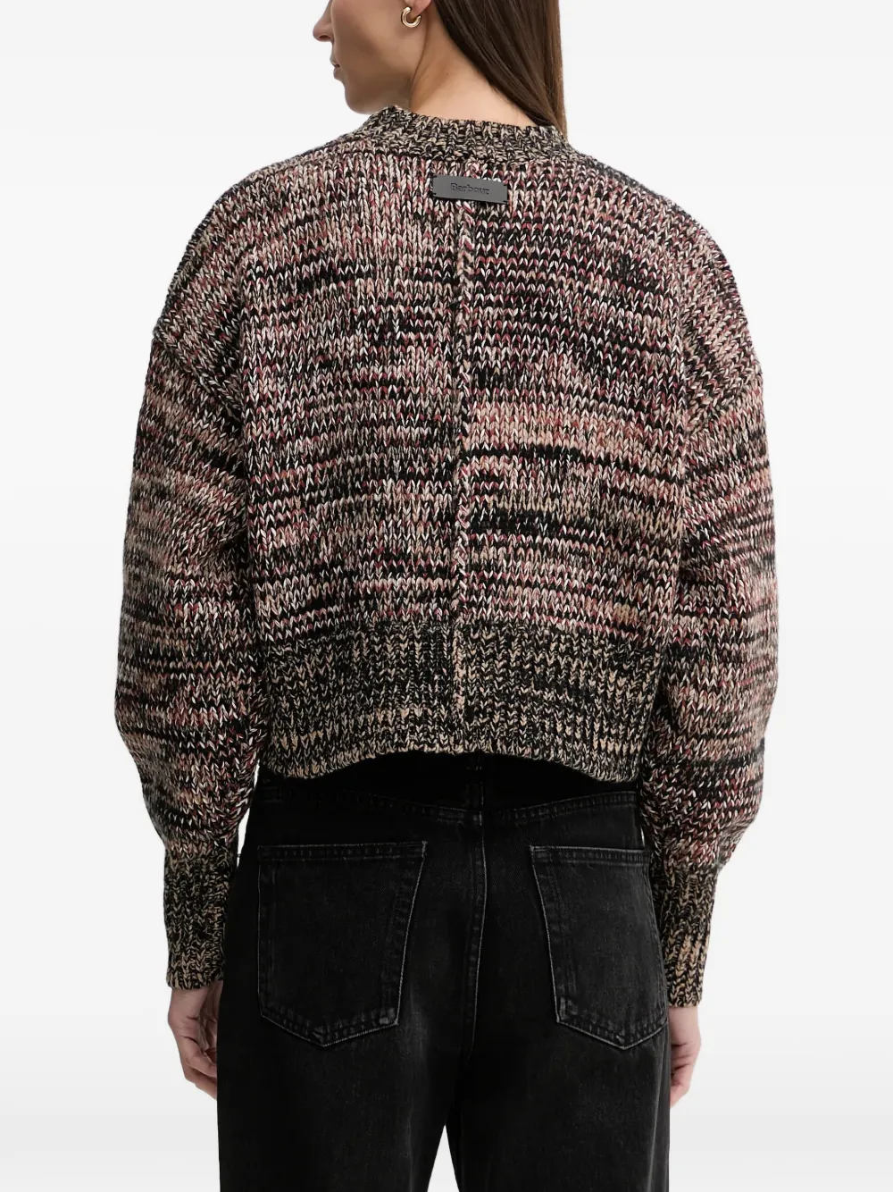  Barbour Saima Crew-neck Long-sleeve Sweater - Black 