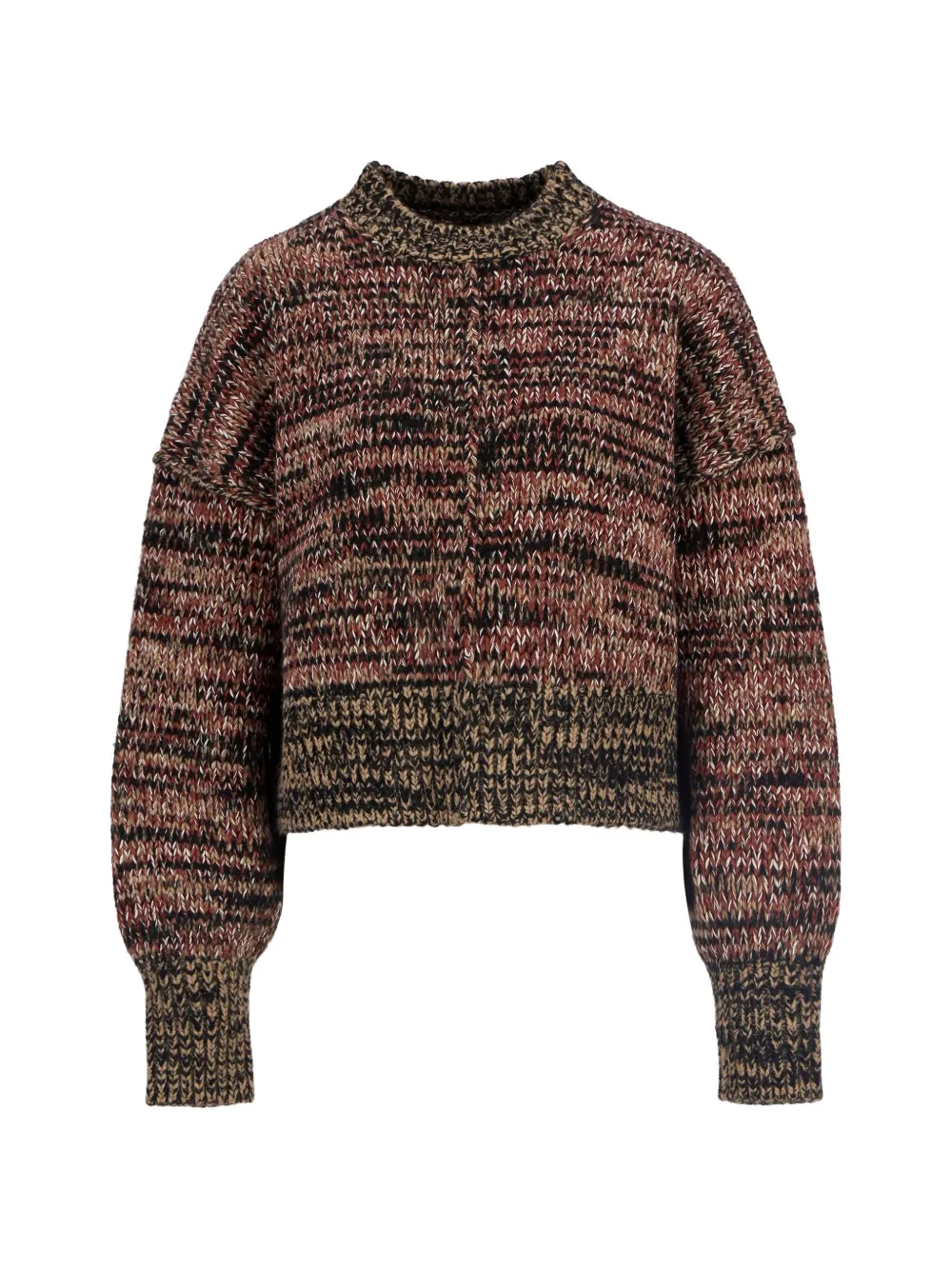 Barbour Saima crew-neck long-sleeve sweater - Nero