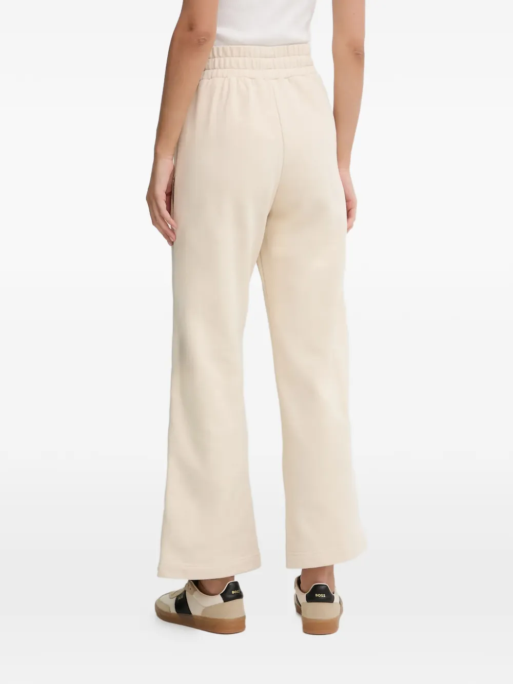 PINKO Trainingsbroek met geborduurd logo Beige