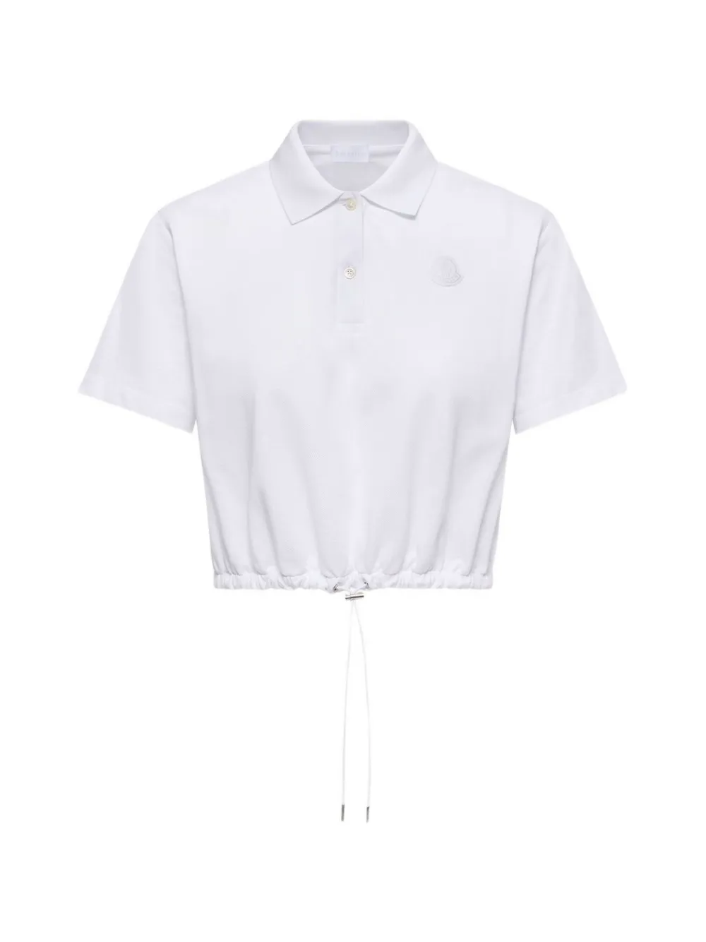 Moncler drawstring-hem polo top