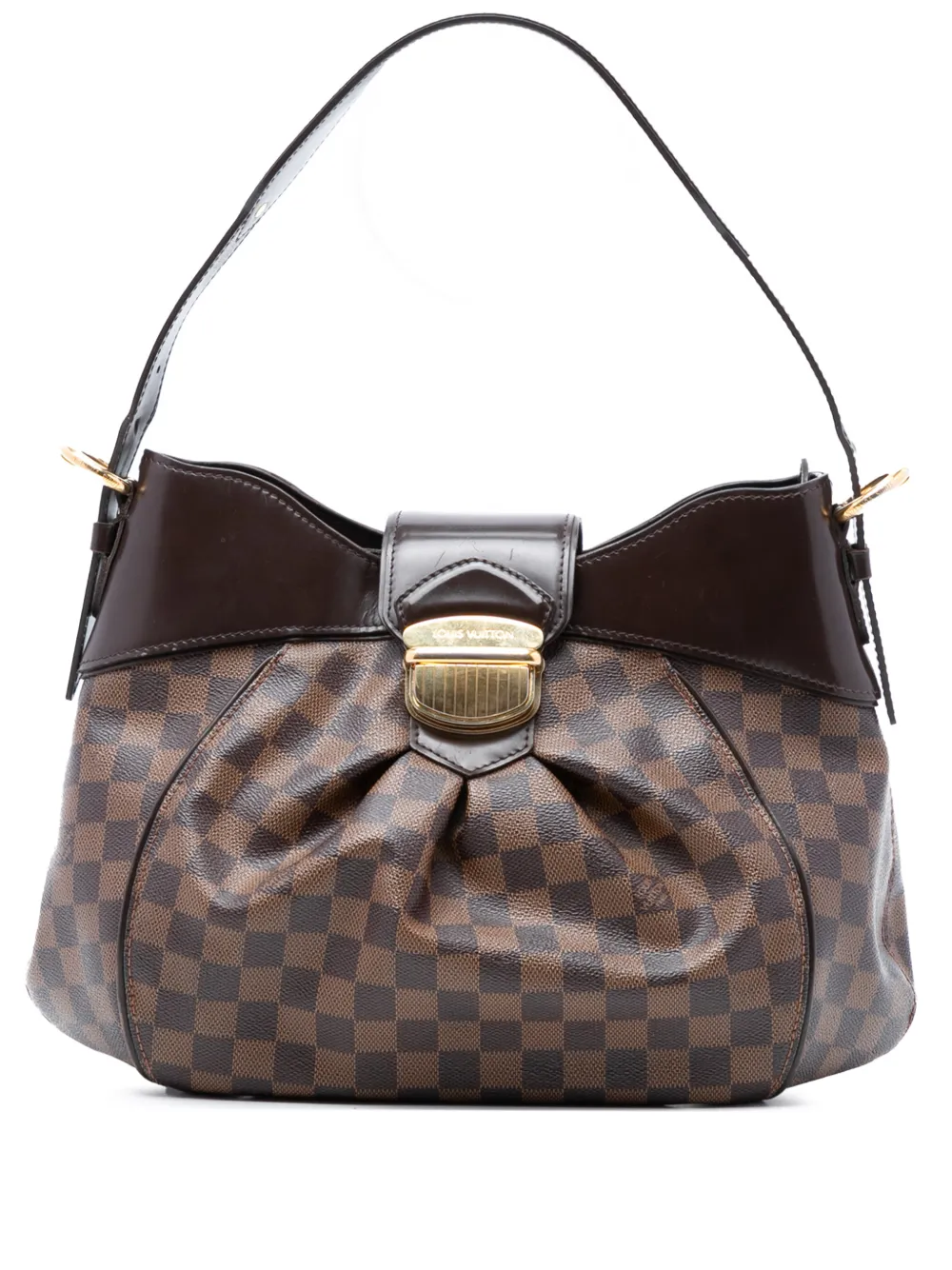 Louis Vuitton Pre-Owned Borsa a spalla Sistina MM in tela Damier Ebène 2010 - Marrone