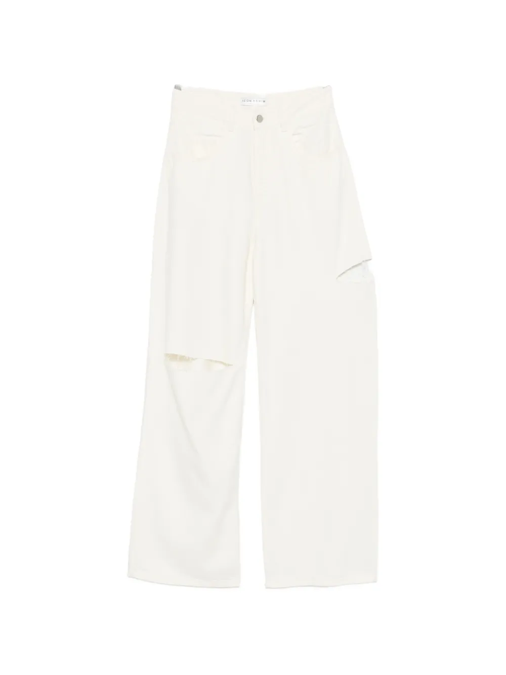 ICON DENIM Poppy distressed jeans - Toni neutri