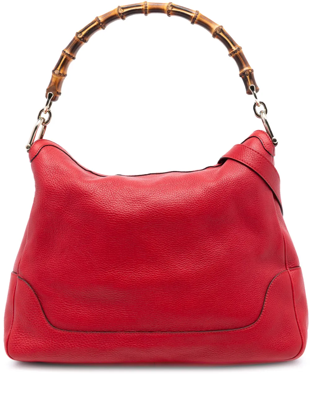 Gucci Pre-Owned Borsa a tracolla Diana in pelle di vitello e bambù 2016-2026 - Rosso