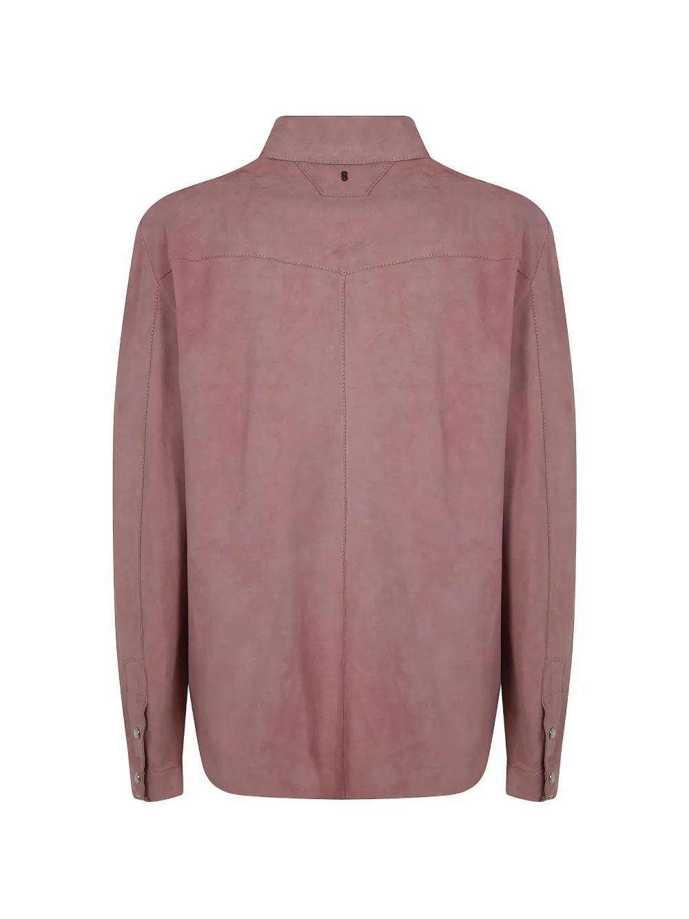  Salvatore Santoro Buttoned Suede Shirt - Pink 
