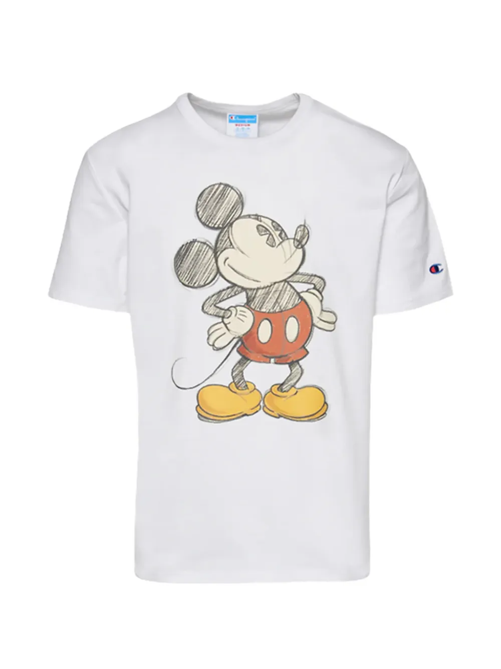 Champion x Disney's Mickey & Friends Heritage Posing Mickey T-shirt - Bianco