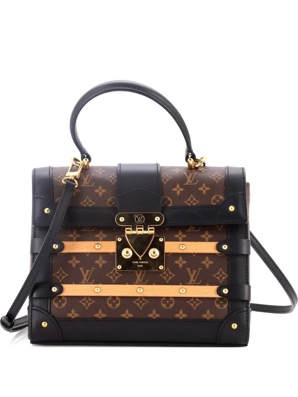 Louis Vuitton Pre-Owned Trianon Handbag Monogram Canvas PM satchel - Schwarz