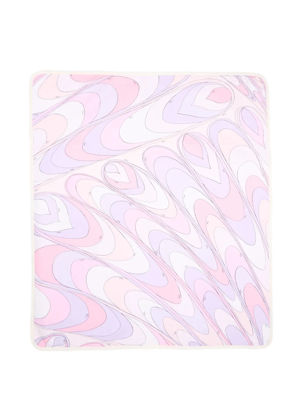 PUCCI Junior print baby blanket - Rosa