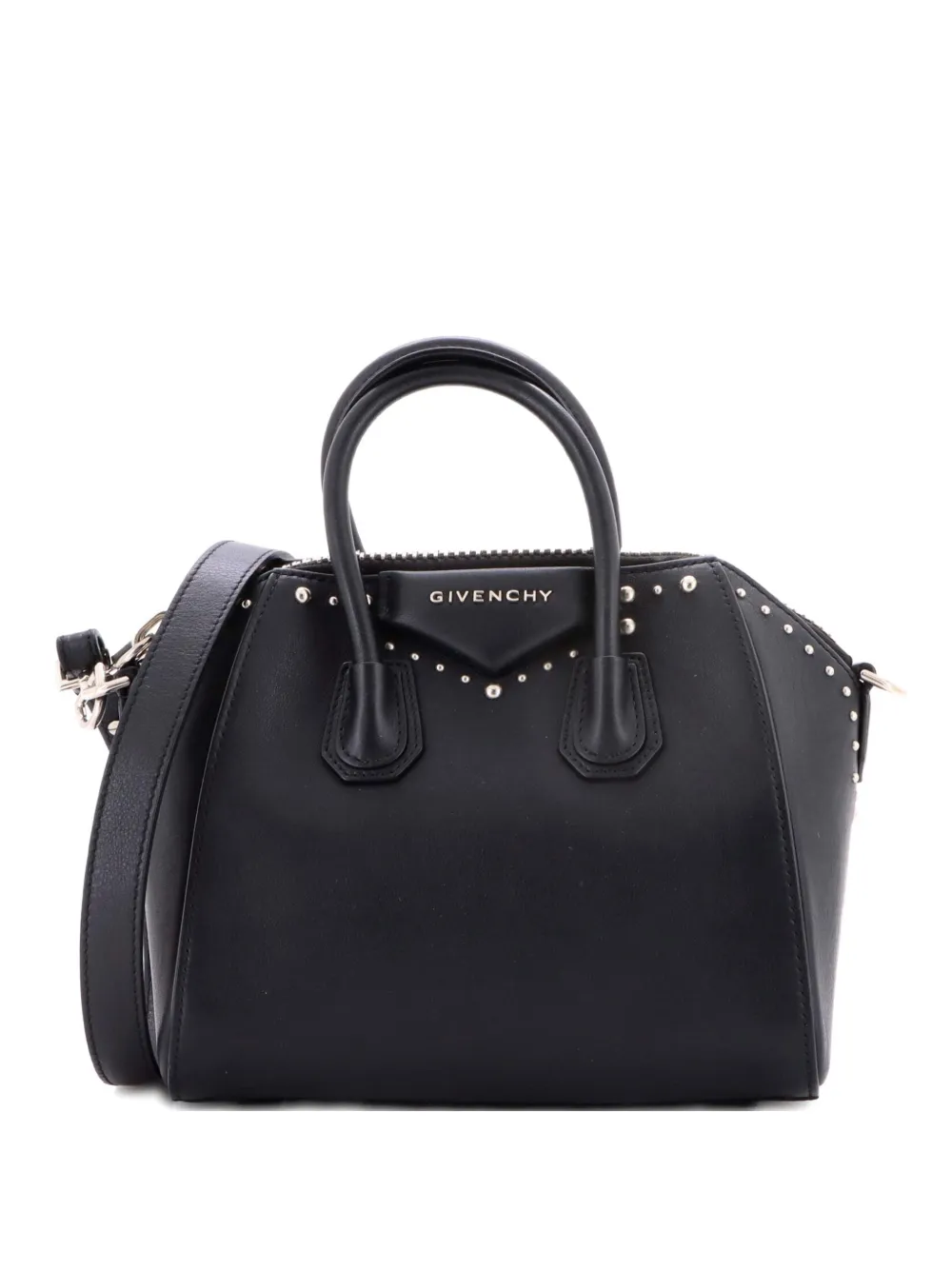 Givenchy Pre-Owned Antigona Bag Studded Leather Mini satchel - Nero
