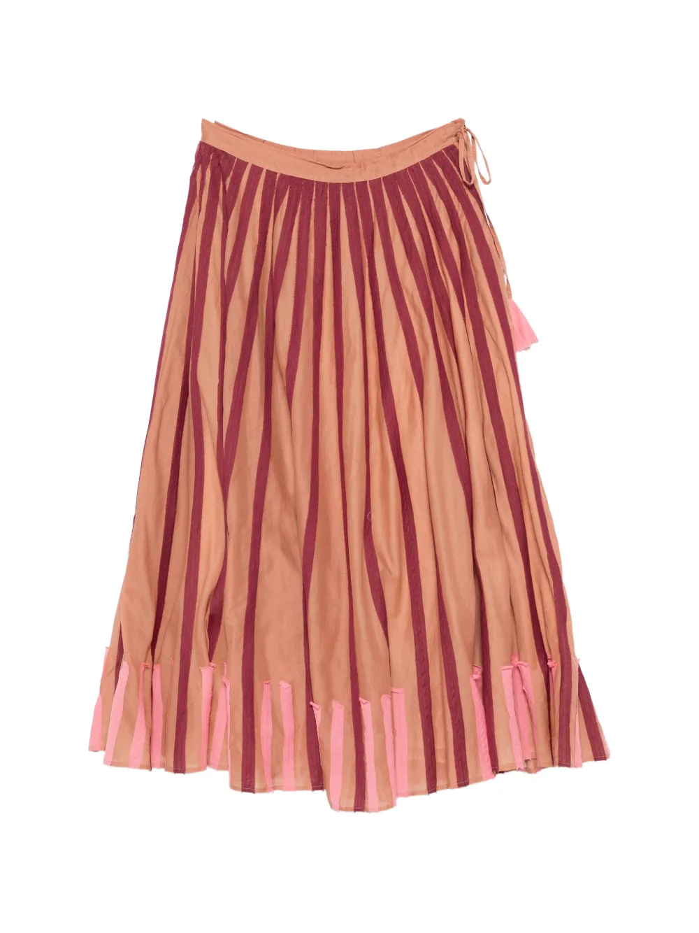 Niu striped maxi skirt - Toni neutri