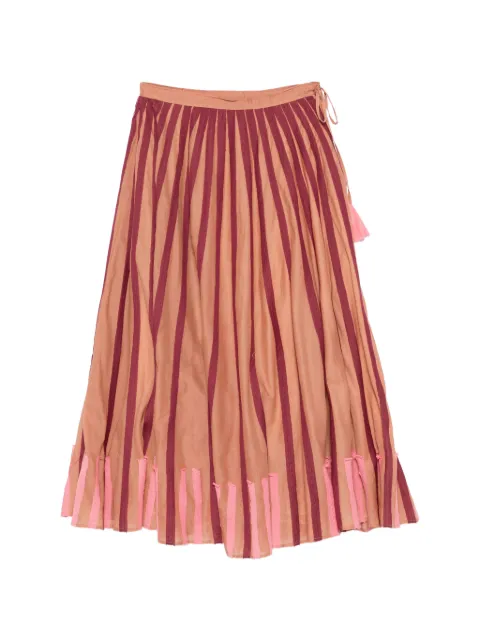 Niu striped maxi skirt