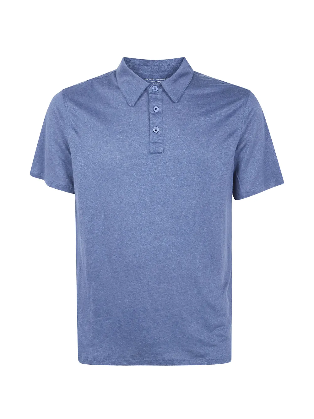 Majestic Filatures buttoned polo shirt - Blu