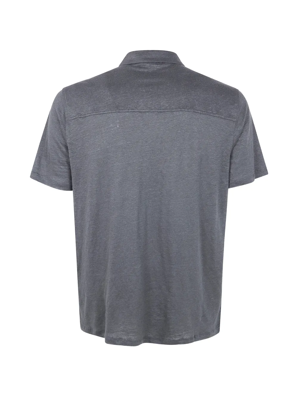 Majestic Filatures Poloshirt met knopen Grijs