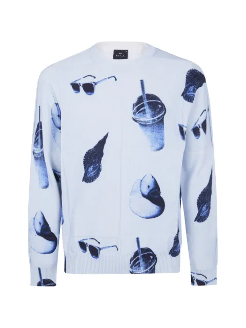 PS Paul Smith Sunbleached Snaps printed sweater