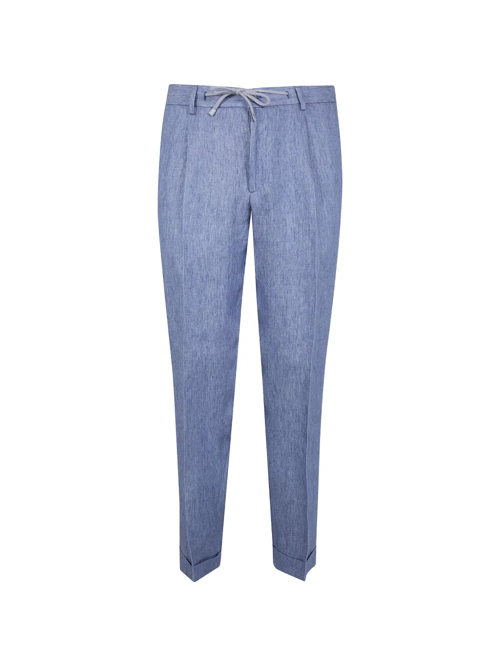 Barba Roma pleated trousers - Blu