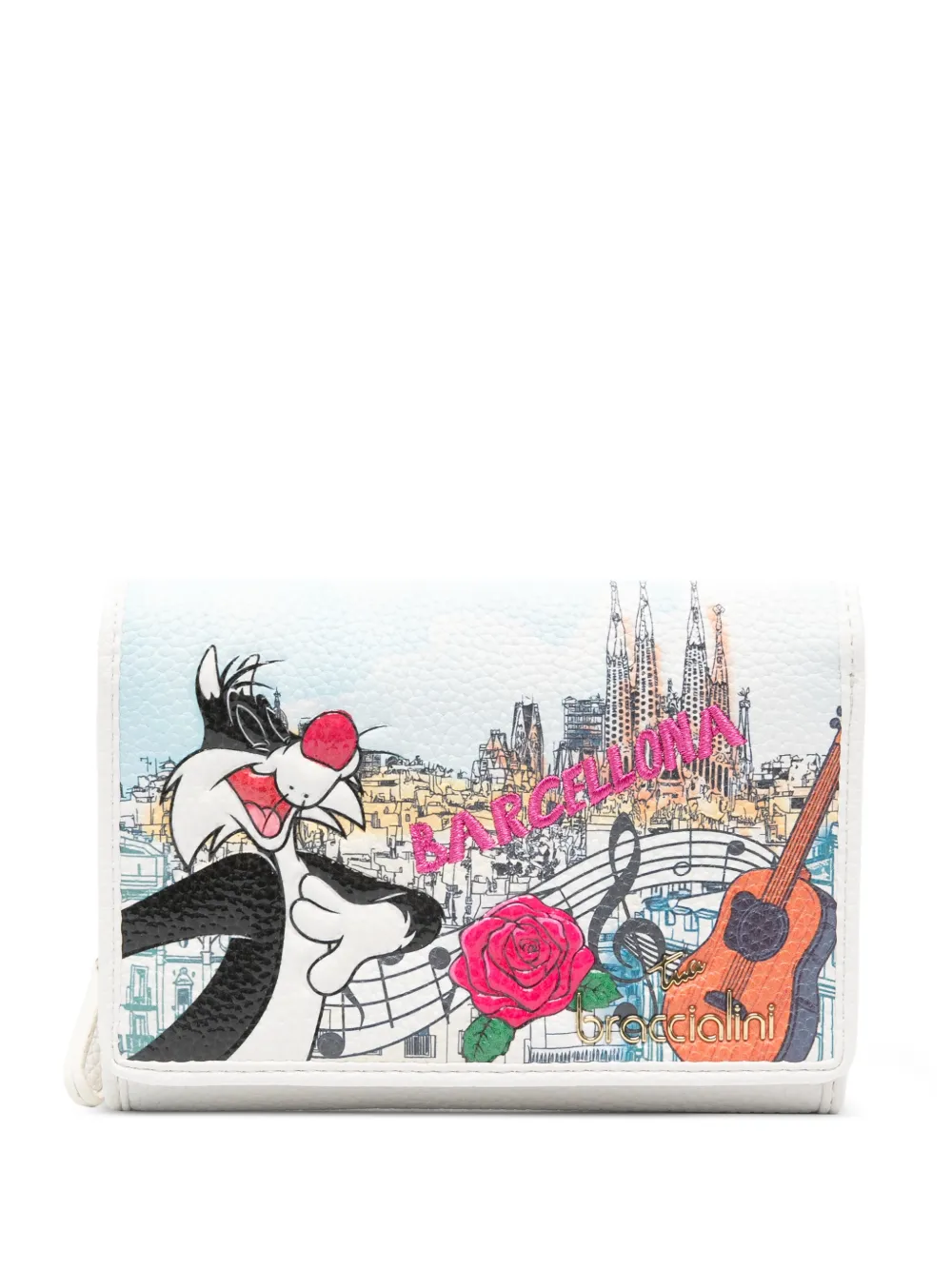 Braccialini Portafoglio con stampa - Blu