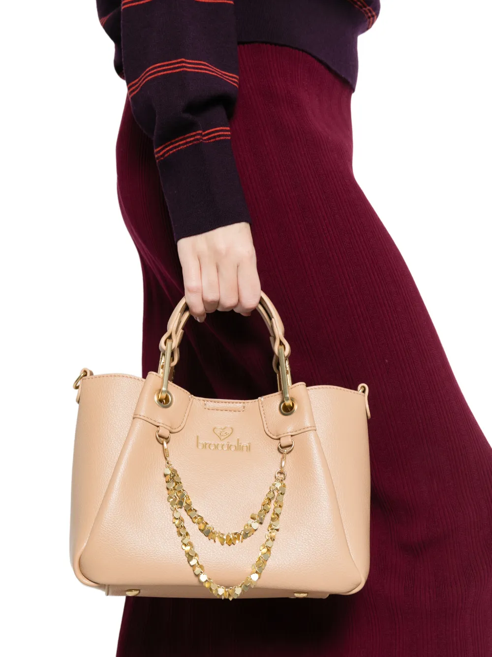  Braccialini Amy Chain-strap Tote Bag - Neutrals 