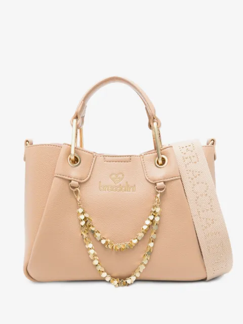 Braccialini Bolsa tote Amy com alça de corrente