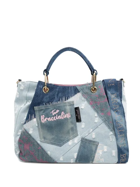Braccialini Amy Jeans top-handle tote bag