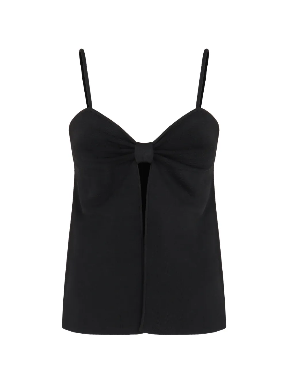 Cult Gaia Lennonheart-neckline top - Nero