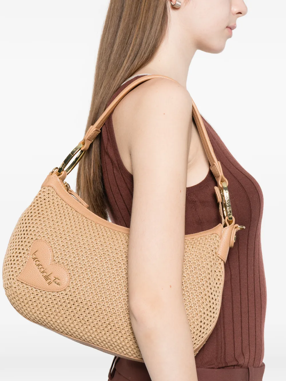 Beth Tricot Shoulder Bag