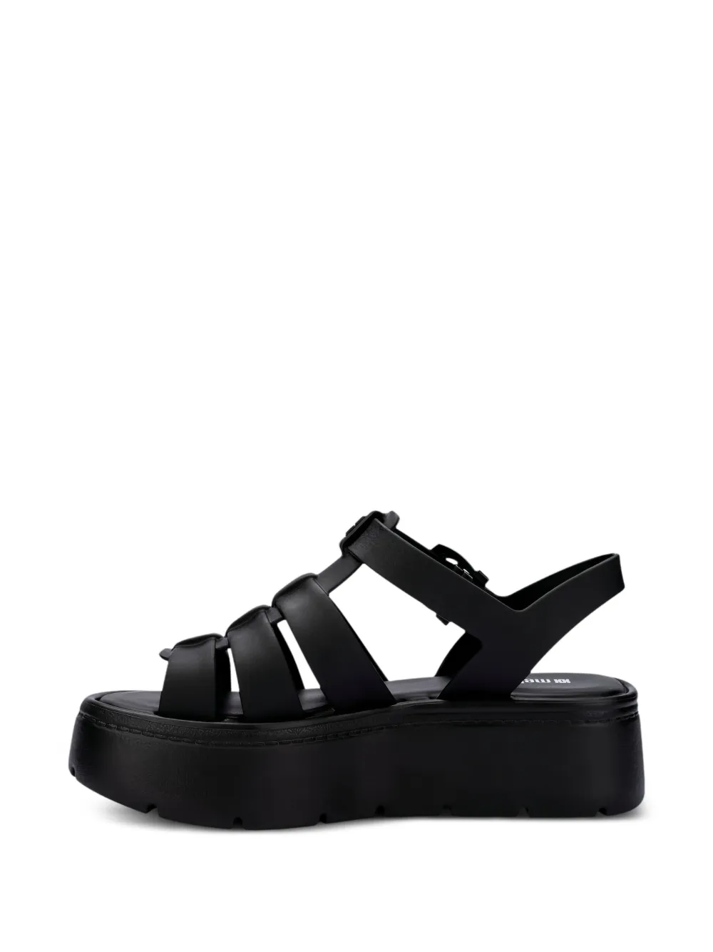 Melissa Up sandalen met plateauzool en bandje Zwart