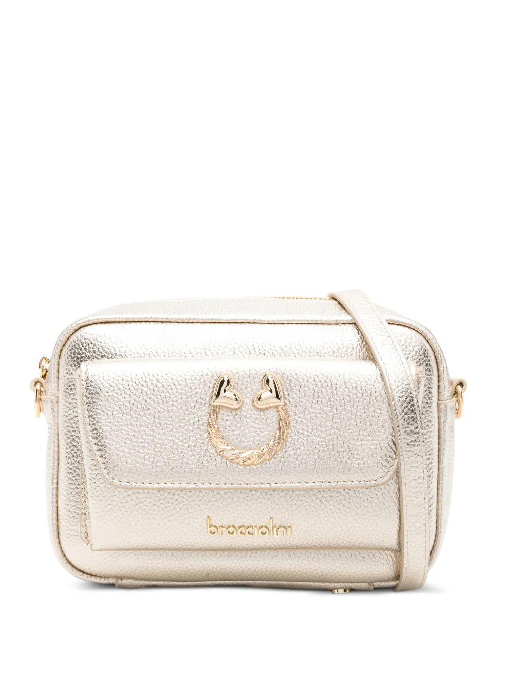 Braccialini Borsa a tracolla Dolly con applicazione - Oro