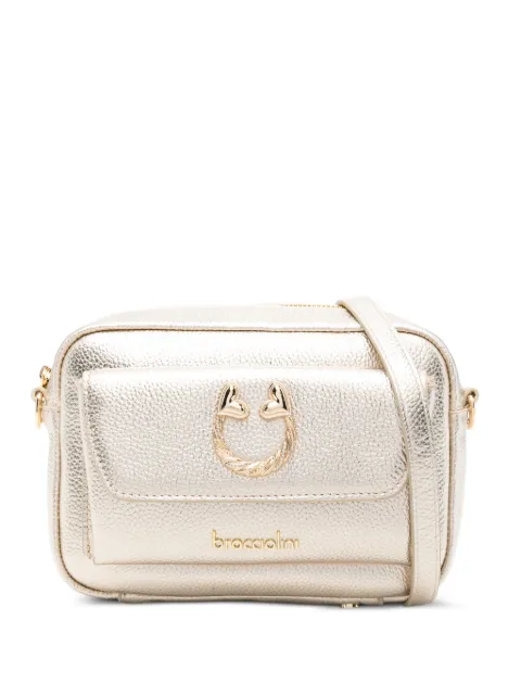 Braccialini Dolly appliqué leather cross body bag