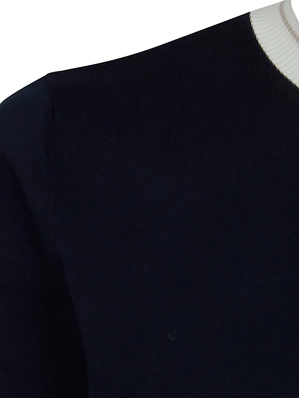 Eleventy Ribbed T-shirt In Blue