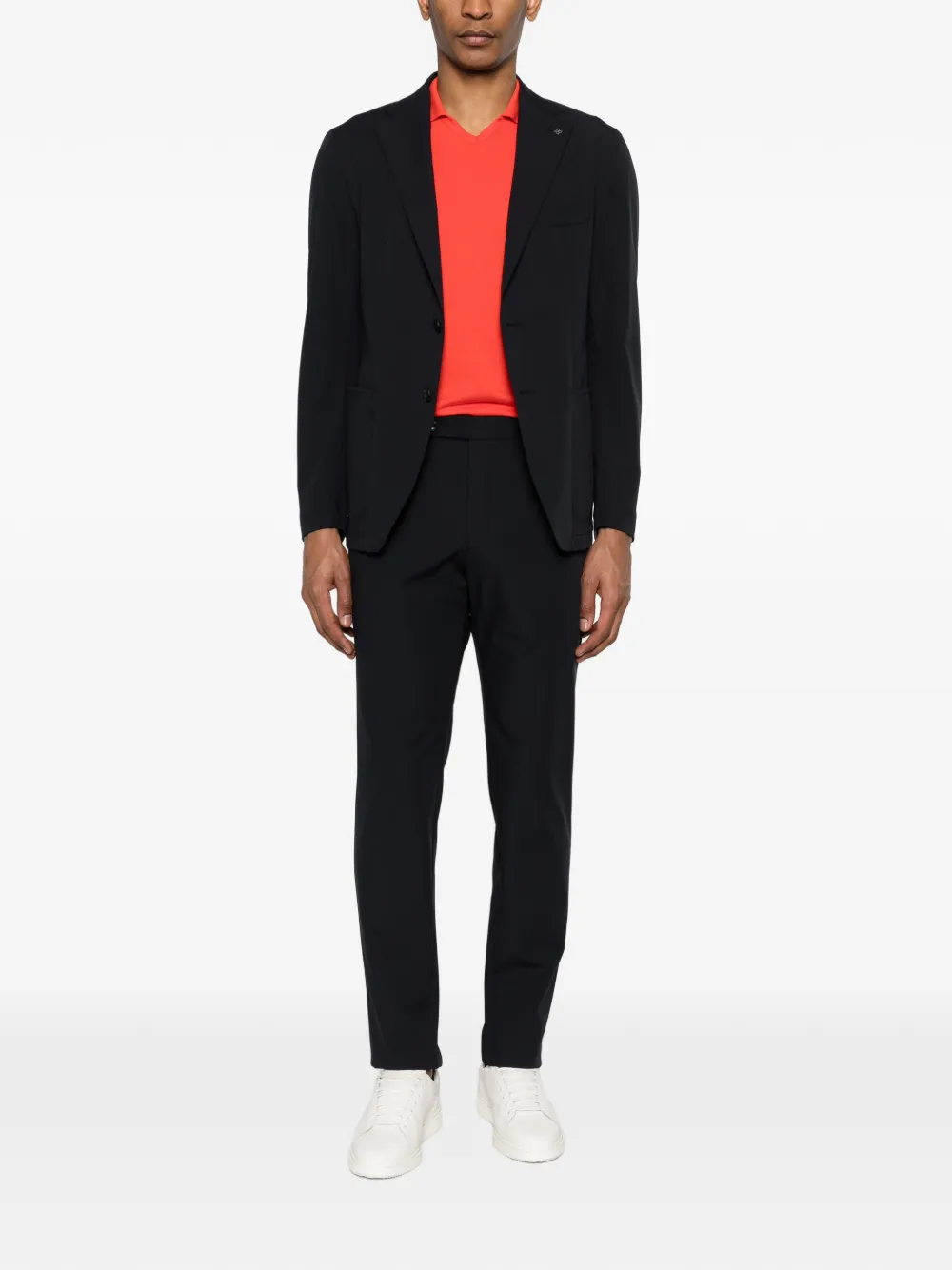 TAGLIATORE DAKAR 春夏ジャケット　48 Tagliatore Dakar Button Suit | Blue | FARFETCH RO