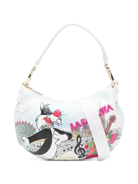 Braccialini Cartoline Lt graphic-print shoulder bag