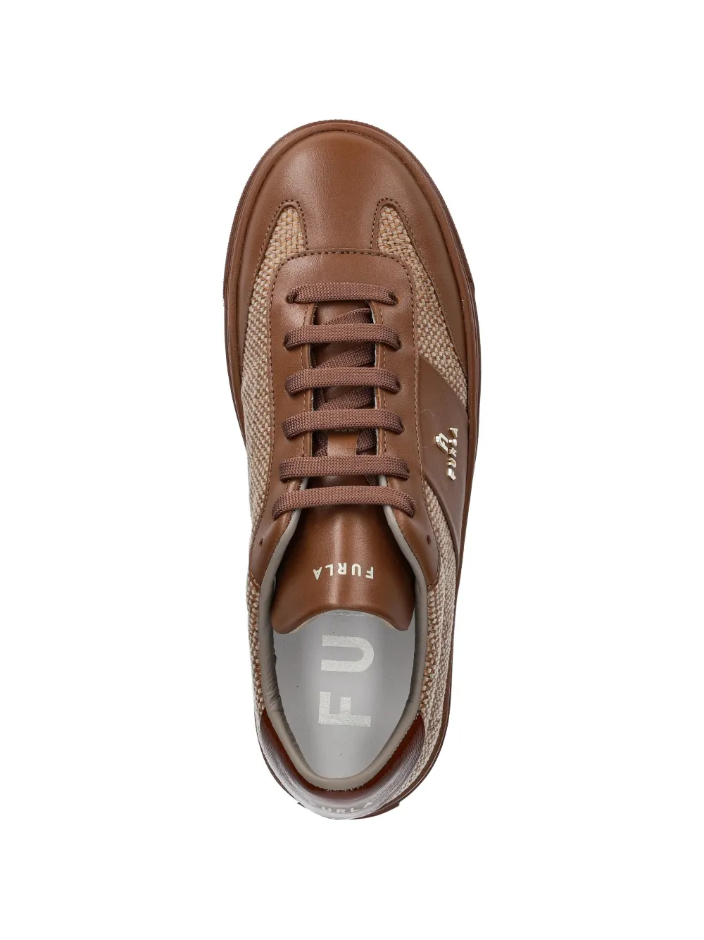 Furla Sneakers met geweven vlak Bruin
