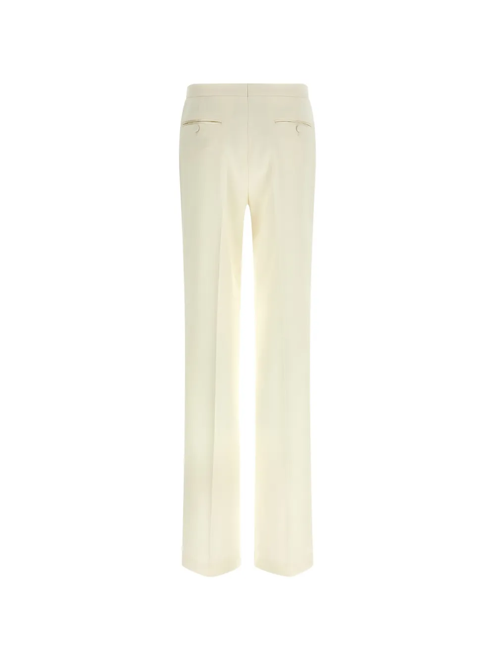  Tom Ford Creased Tuxedo Trousers - White 