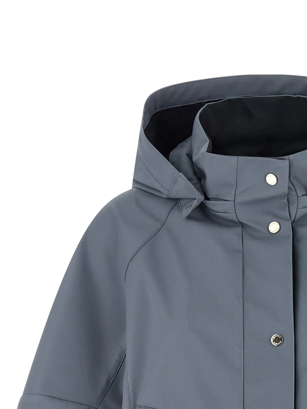 Removable Hood Flared Jacket