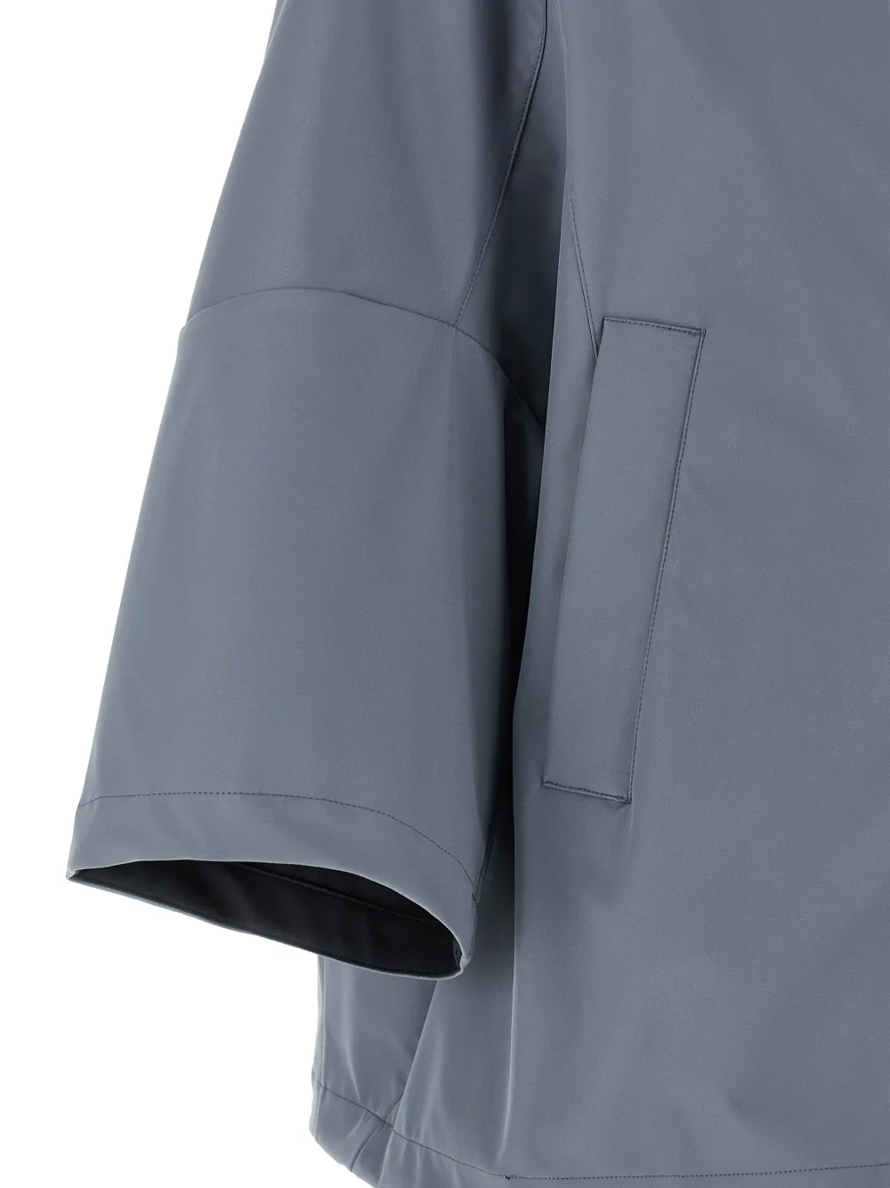 Removable Hood Flared Jacket