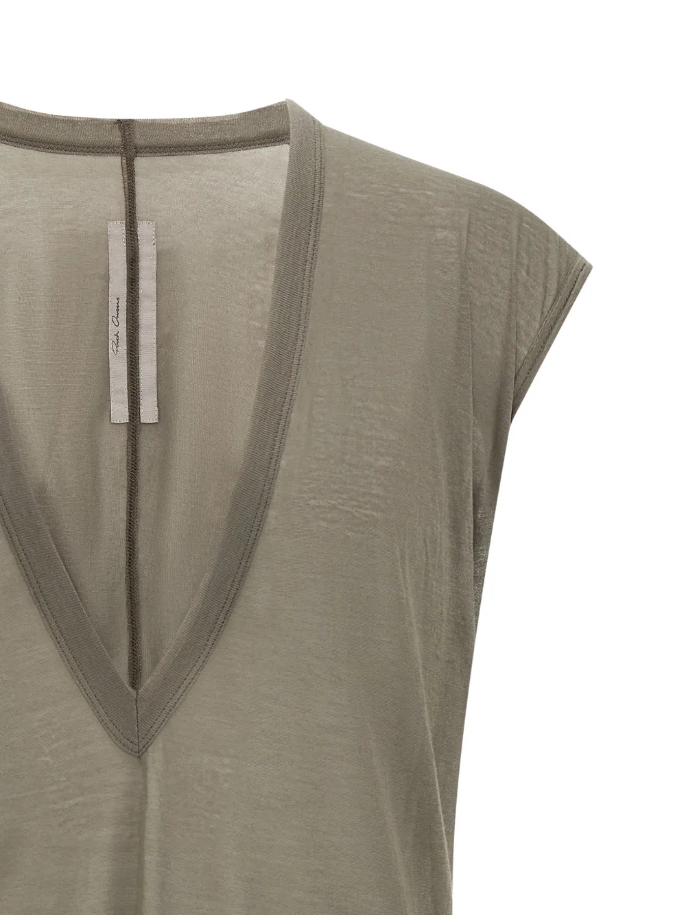  Rick Owens Light V-neck T-shirt - Green 