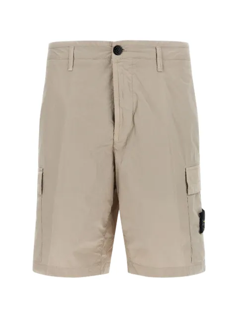 Stone Island cargo logo-badge shorts