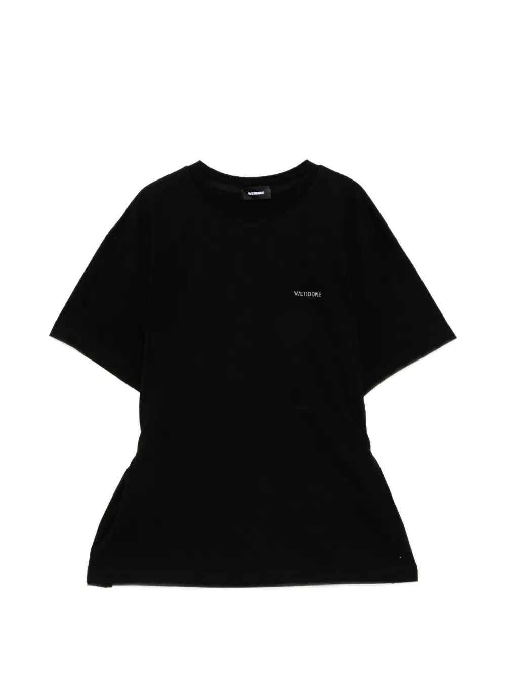 We11done crewneck logo T-shirt - Nero
