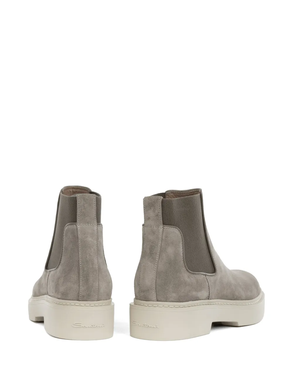 Santoni suede chelsea boots Grijs