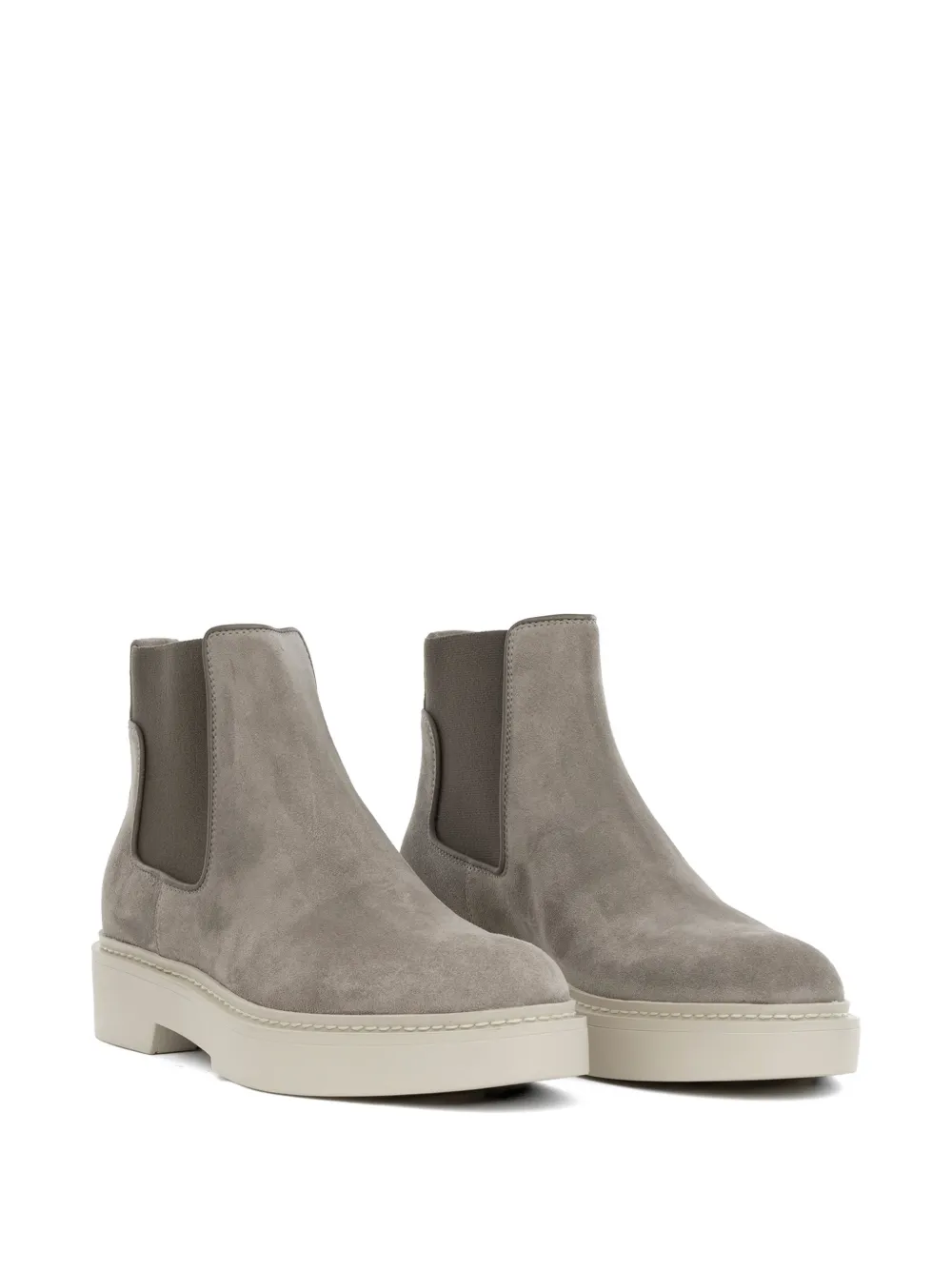 Santoni suede chelsea boots Grijs