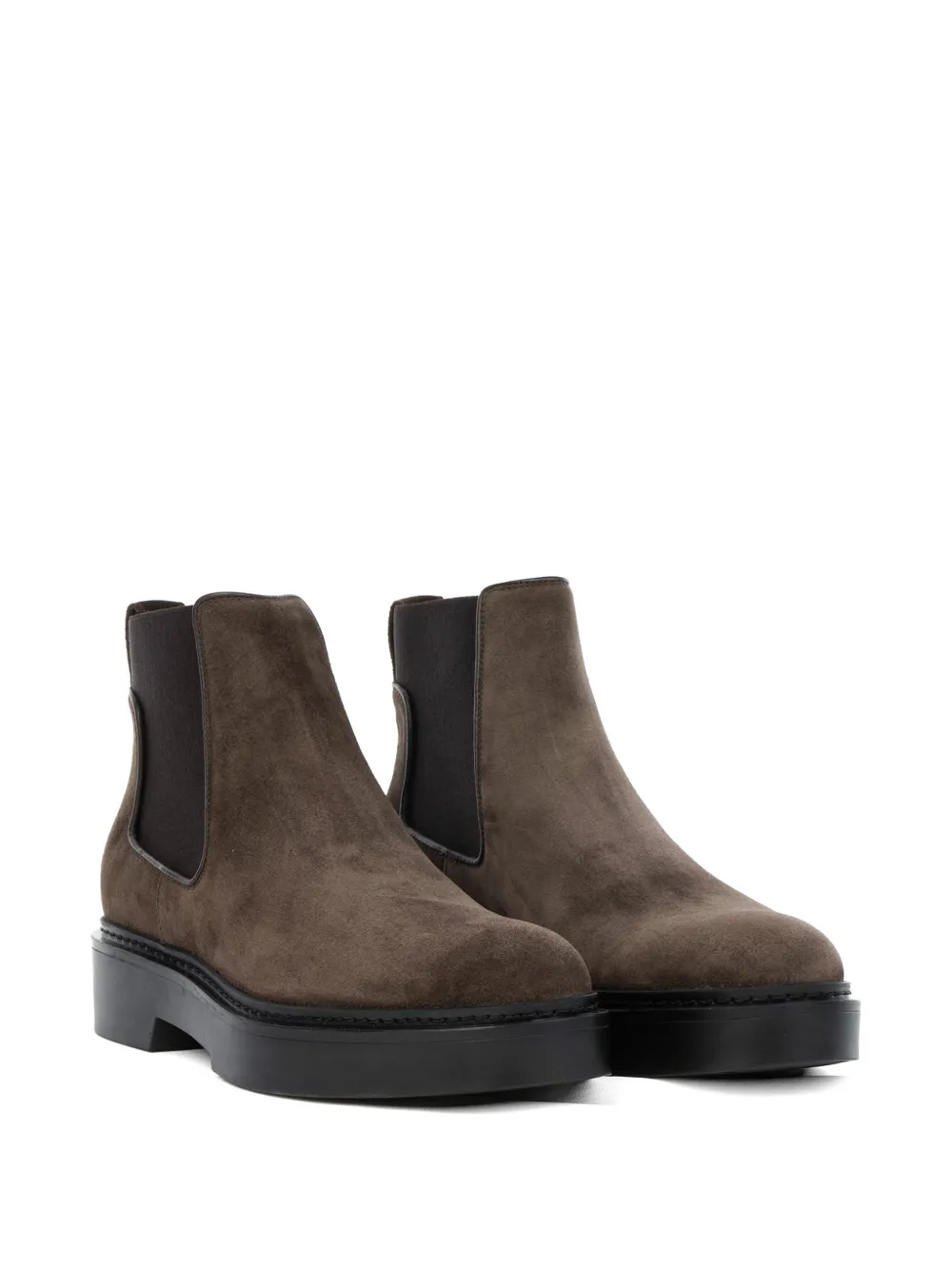Santoni suede chelsea boots Bruin