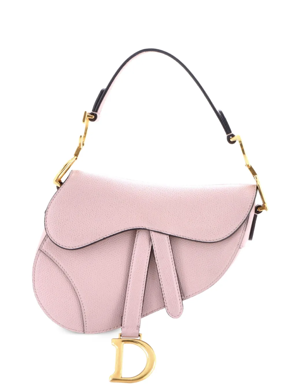 Christian Dior Pre-Owned Saddle Handbag Leather Mini shoulder bag - Rosa