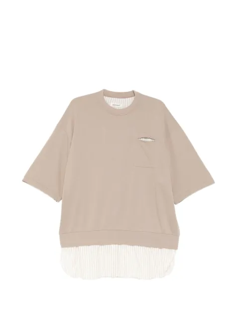 Undercover pocket striped T-shirt