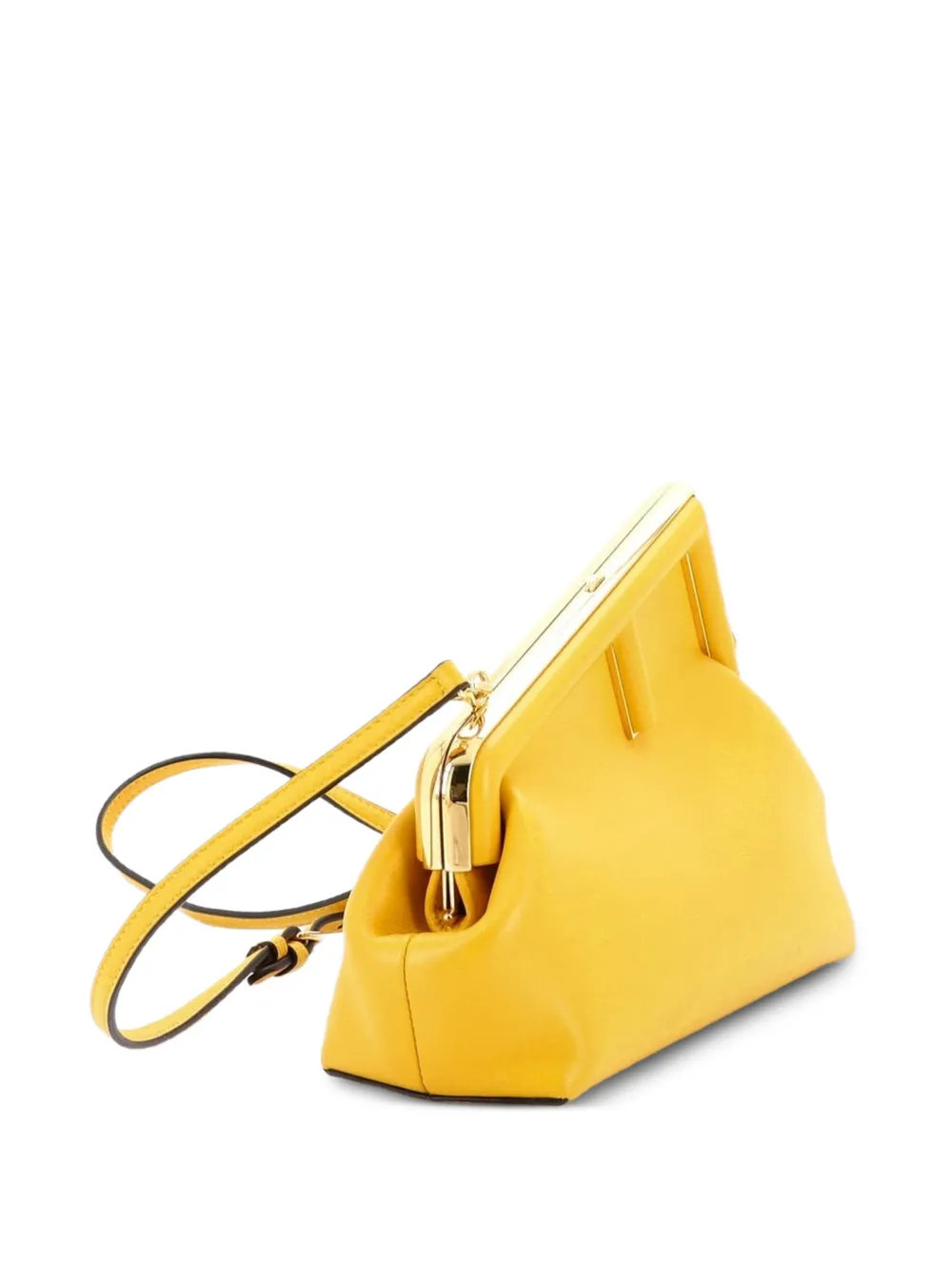Fendi Pre-Owned First Bag Leather Small clutch bag - Giallo