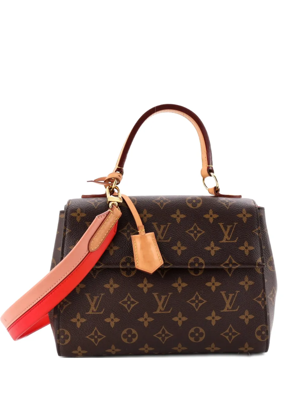 Louis Vuitton Pre-Owned Cluny Top Handle Bag Monogram Canvas BB satchel - Marrone