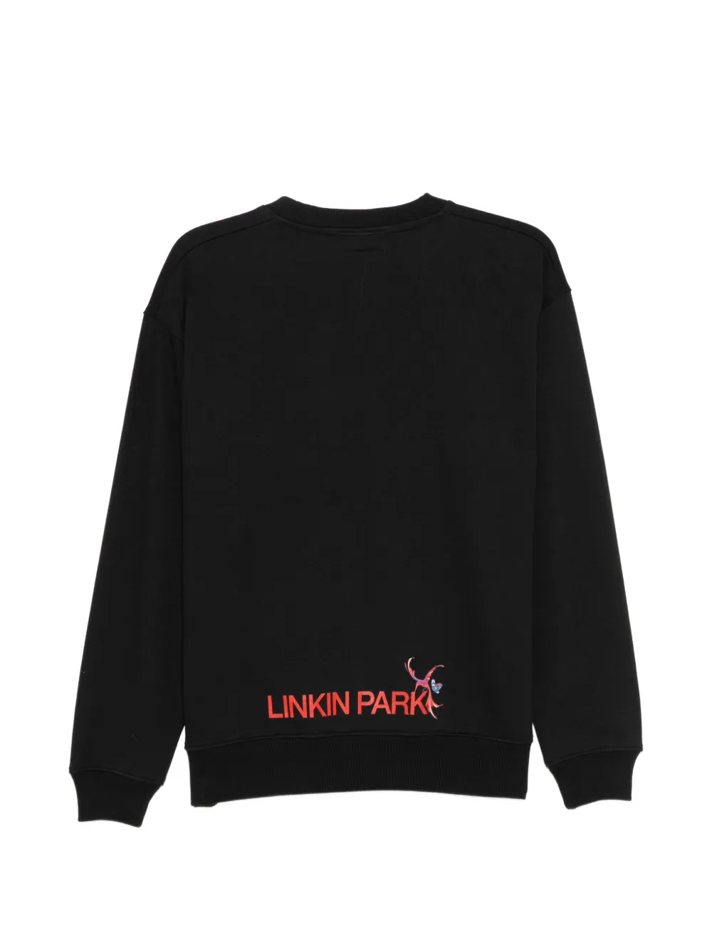 PEACE AND AFTER Sweater met vlinderprint Zwart