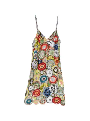 knee length dresses for ladies Starina Sequin Embellished Mini Dress – Annie's Ibiza Online main image 1