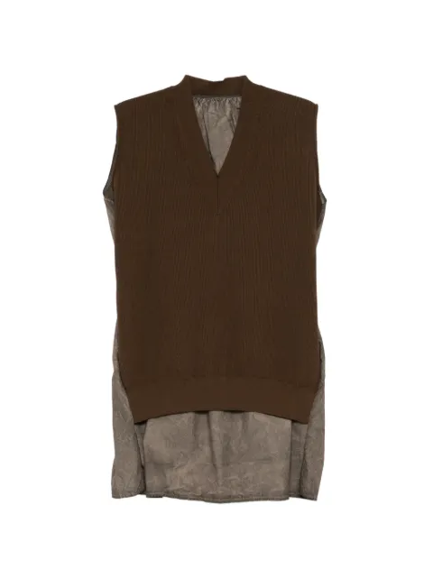 Uma Wang V-neck sleeveless top