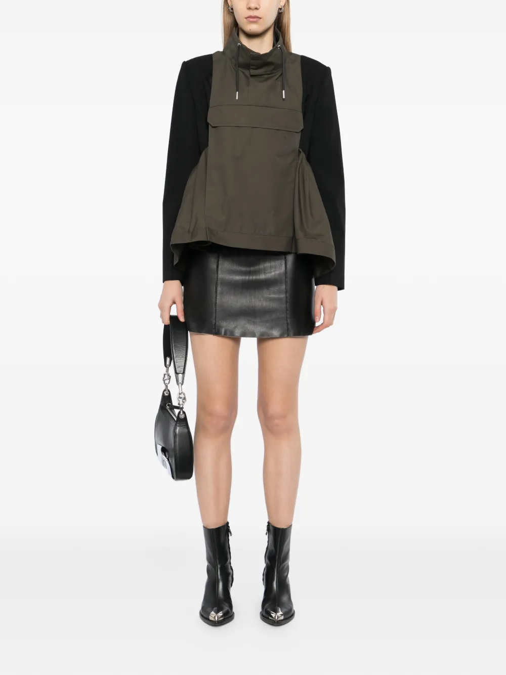 Sacai Suiting Blouson Jacket - Black 