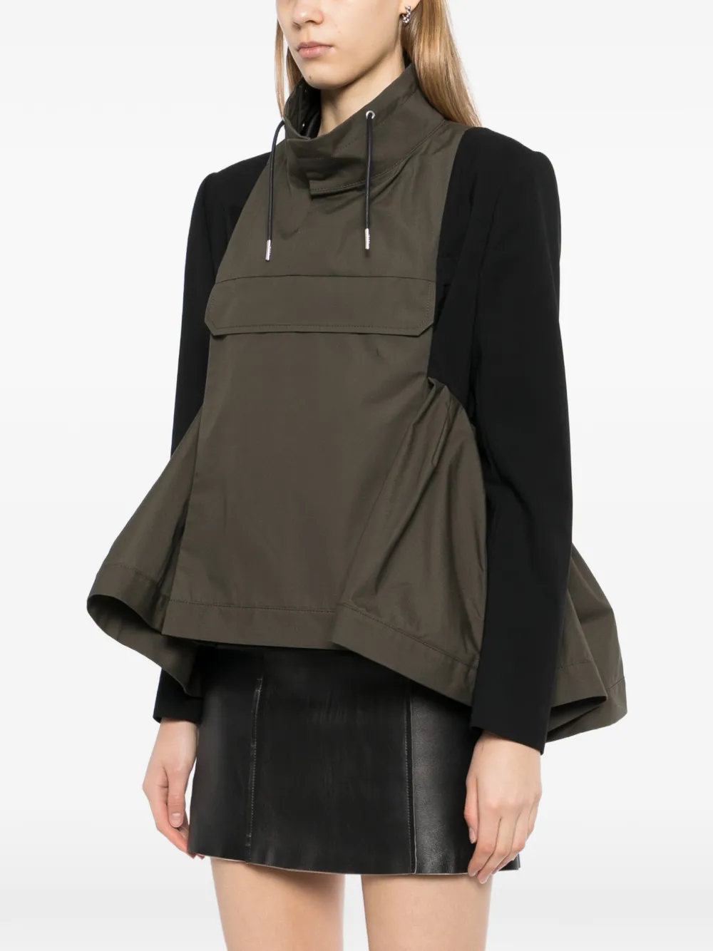  Sacai Suiting Blouson Jacket - Black 